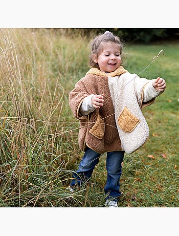 Poncho de voyage bébé pour siège auto - teddy douillet