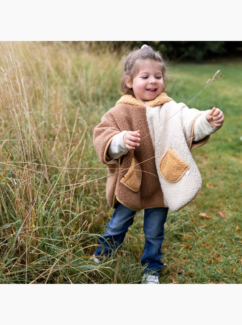 Poncho de voyage bébé pour siège auto - teddy douillet - Kiabi