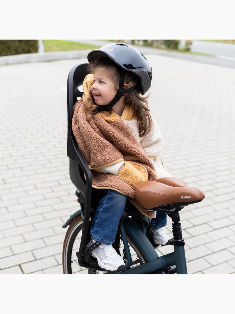 Poncho de voyage bébé pour siège auto - teddy douillet Marron - Kiabi