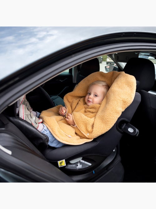 Poncho de voyage bébé pour siège auto - teddy douillet - Kiabi