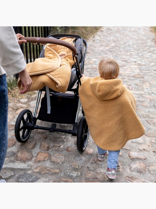Poncho de voyage bébé pour siège auto - teddy douillet - Kiabi