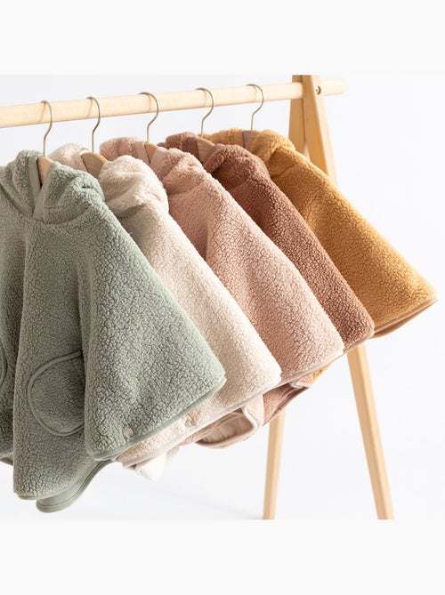 Poncho de voyage bébé pour siège auto - teddy douillet - Kiabi