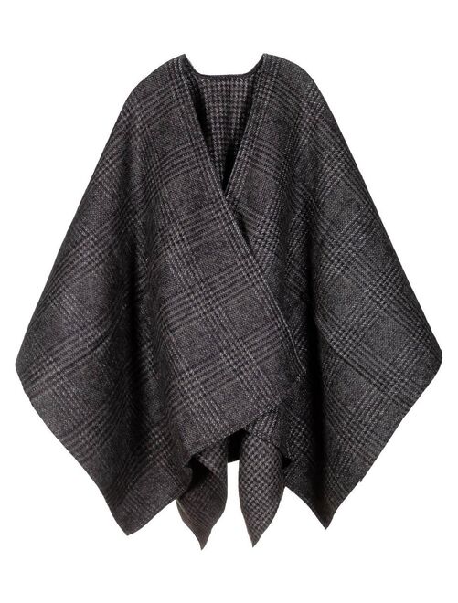 Poncho long 'One Piece' en polaire - noir - Kiabi - 11.00€