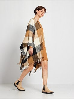 Poncho Écossais Femme main image 0