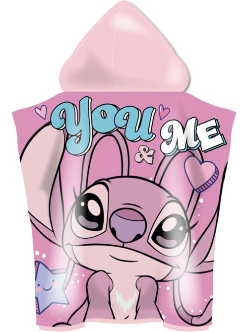 Poncho en microfibre Lilo & Stitch avec capuche, 50 x 50 cm - Kiabi