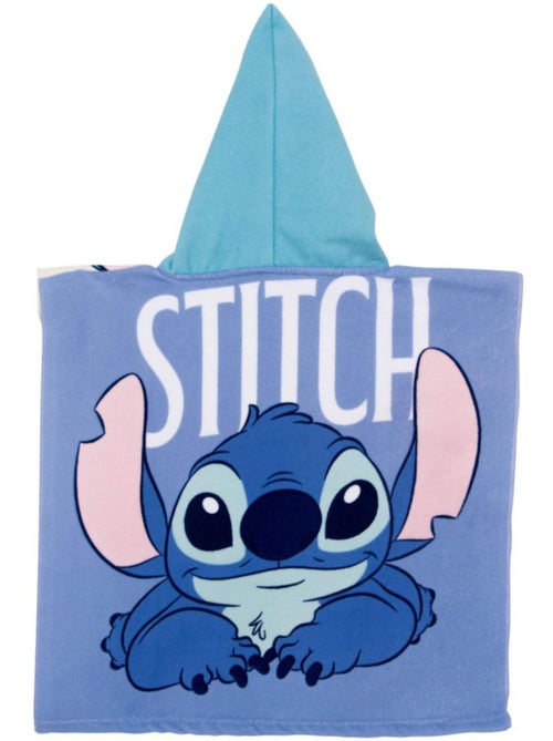 Poncho en microfibre Lilo & Stitch avec capuche, 50 x 50 cm - Kiabi
