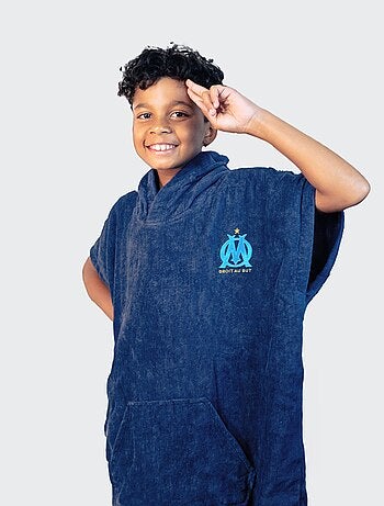 Poncho en polaire 'Olympique de Marseille'