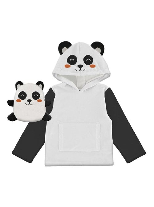 Poncho enfant 60x95 cm PANDA, par Soleil d'Ocre - Kiabi