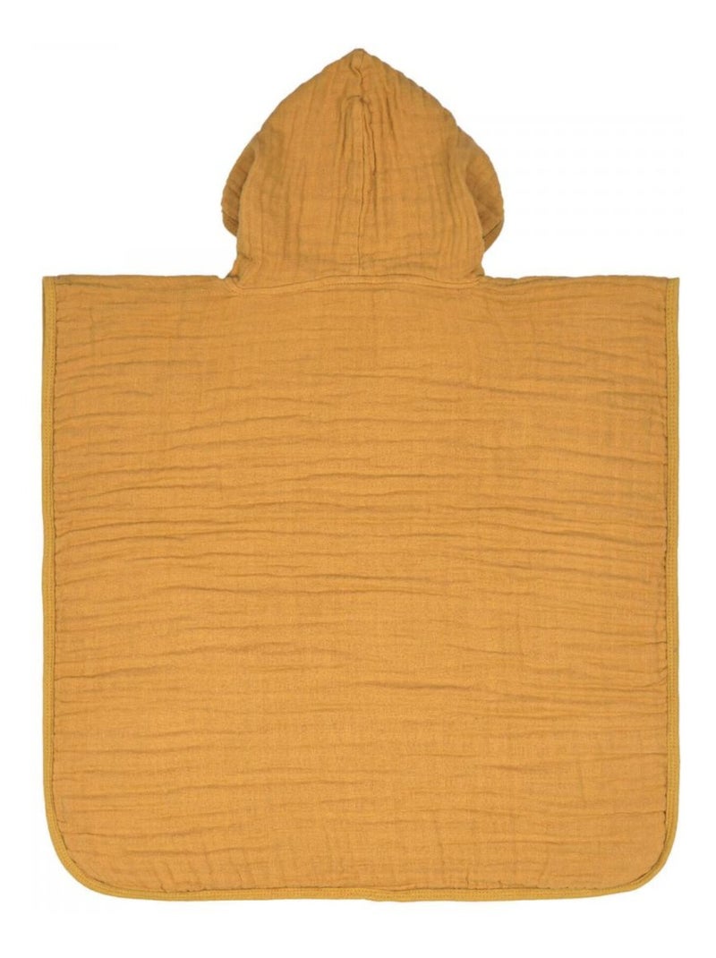 Poncho Enfant Gaze de coton PROMO LINGE Jaune - Kiabi