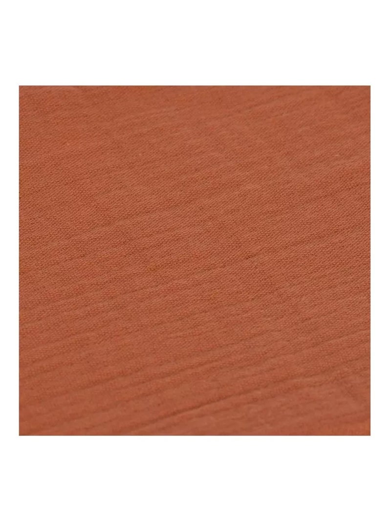 Poncho Enfant Gaze de coton PROMO LINGE Terracotta - Kiabi