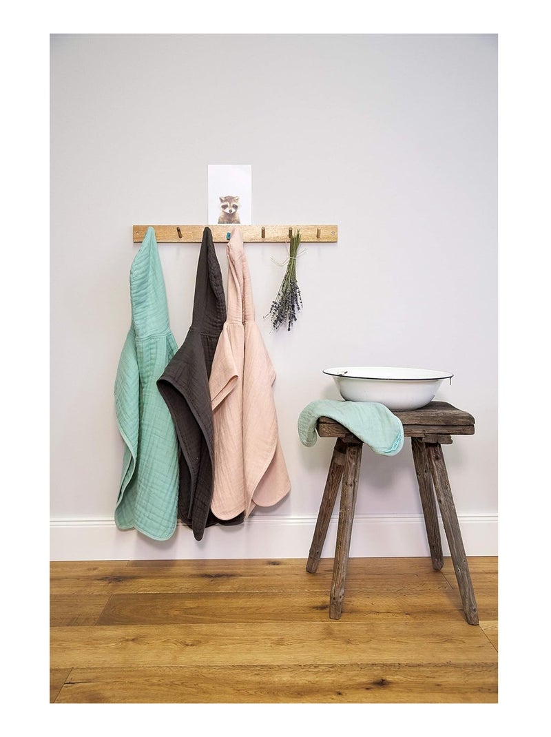 Poncho Enfant Gaze de coton PROMO LINGE Terracotta - Kiabi