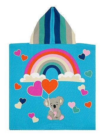 Poncho enfant microfibre Multicolore 60x60 250g/m² - Poncho Koala