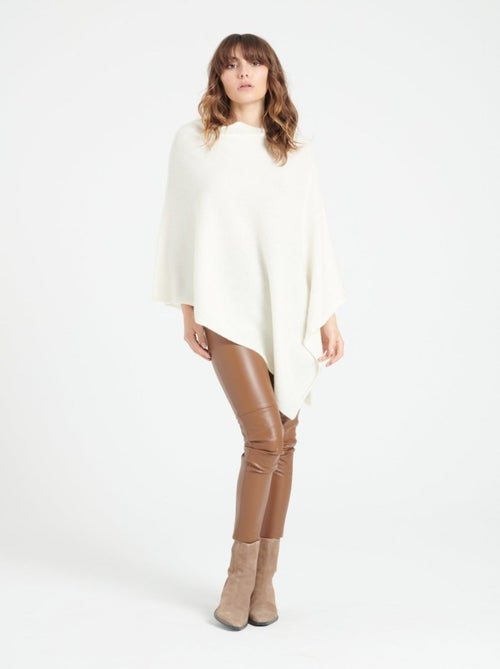Poncho femmme 100% cachemire - LILLY 9 - Kiabi