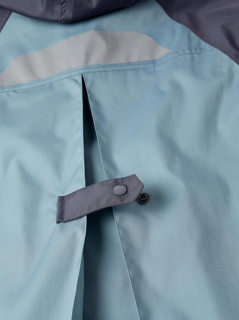 Poncho imperméable à capuchon, long CHICAGO Bleu - Kiabi