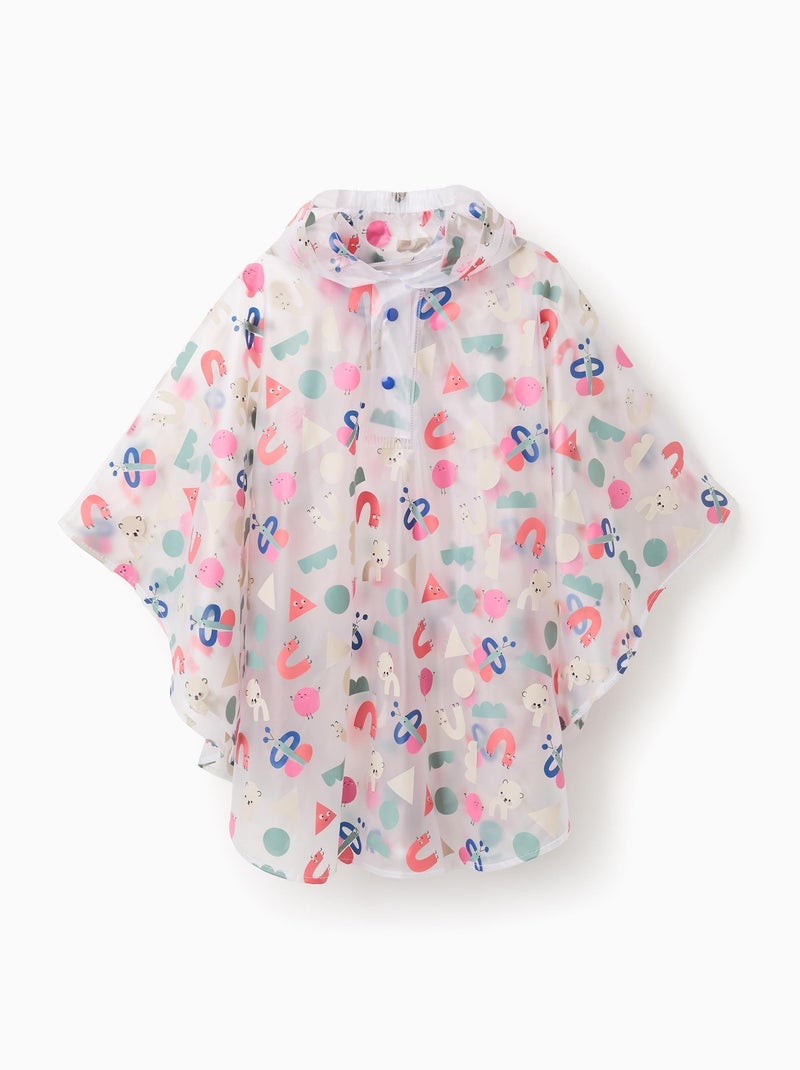 Poncho Imperméable avec Capuche Rose clair - Kiabi