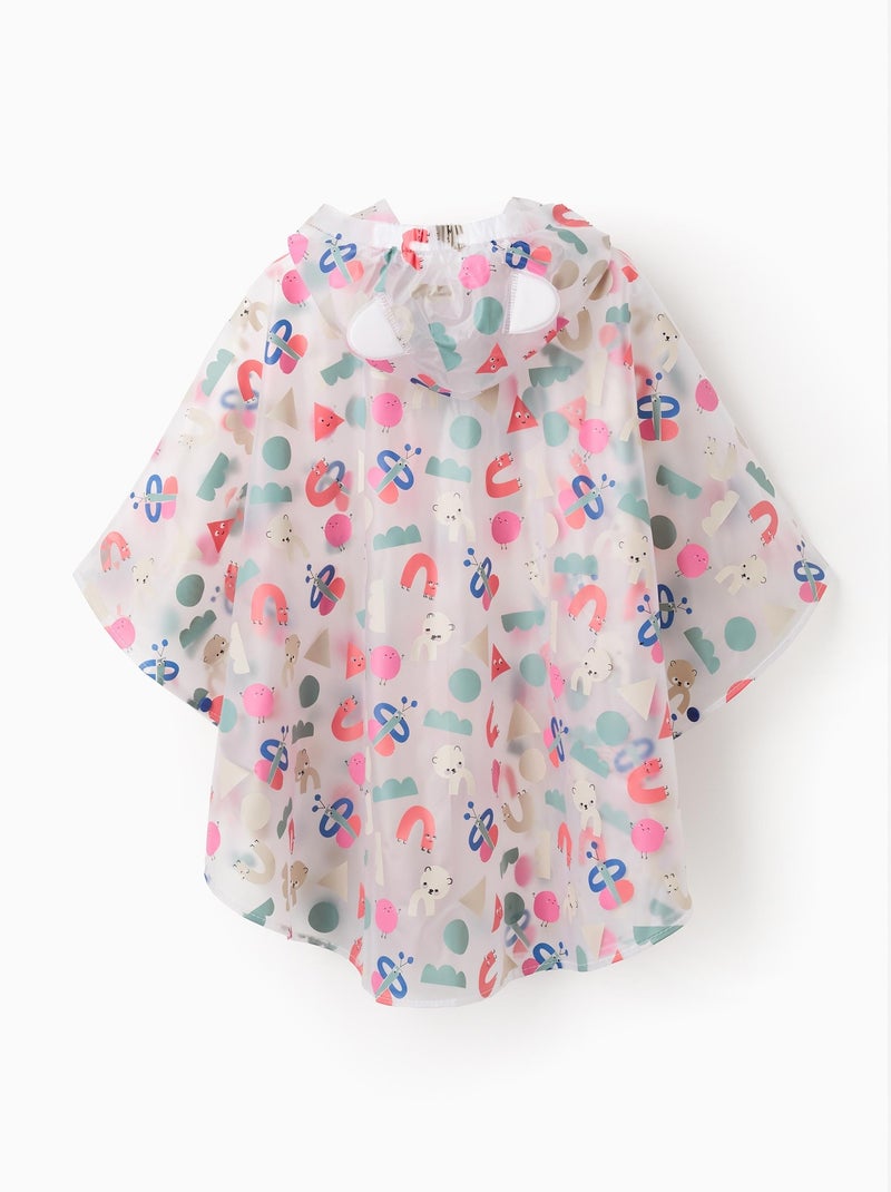 Poncho Imperméable avec Capuche Rose clair - Kiabi