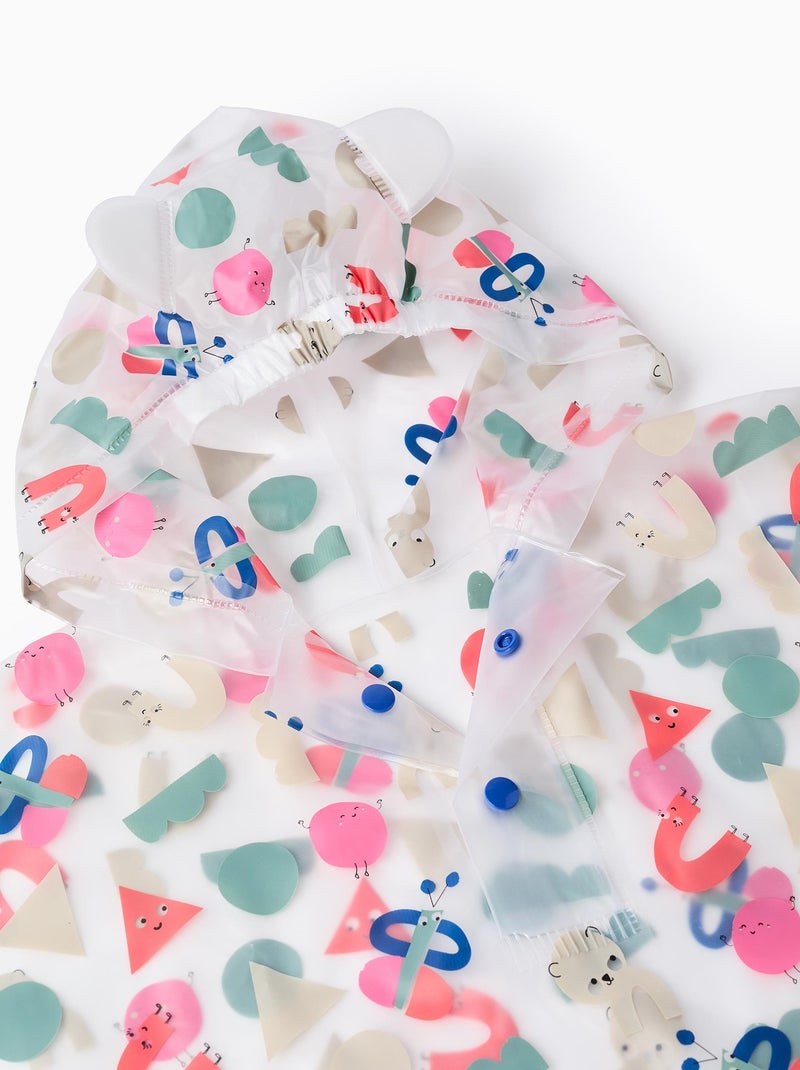 Poncho Imperméable avec Capuche Rose clair - Kiabi