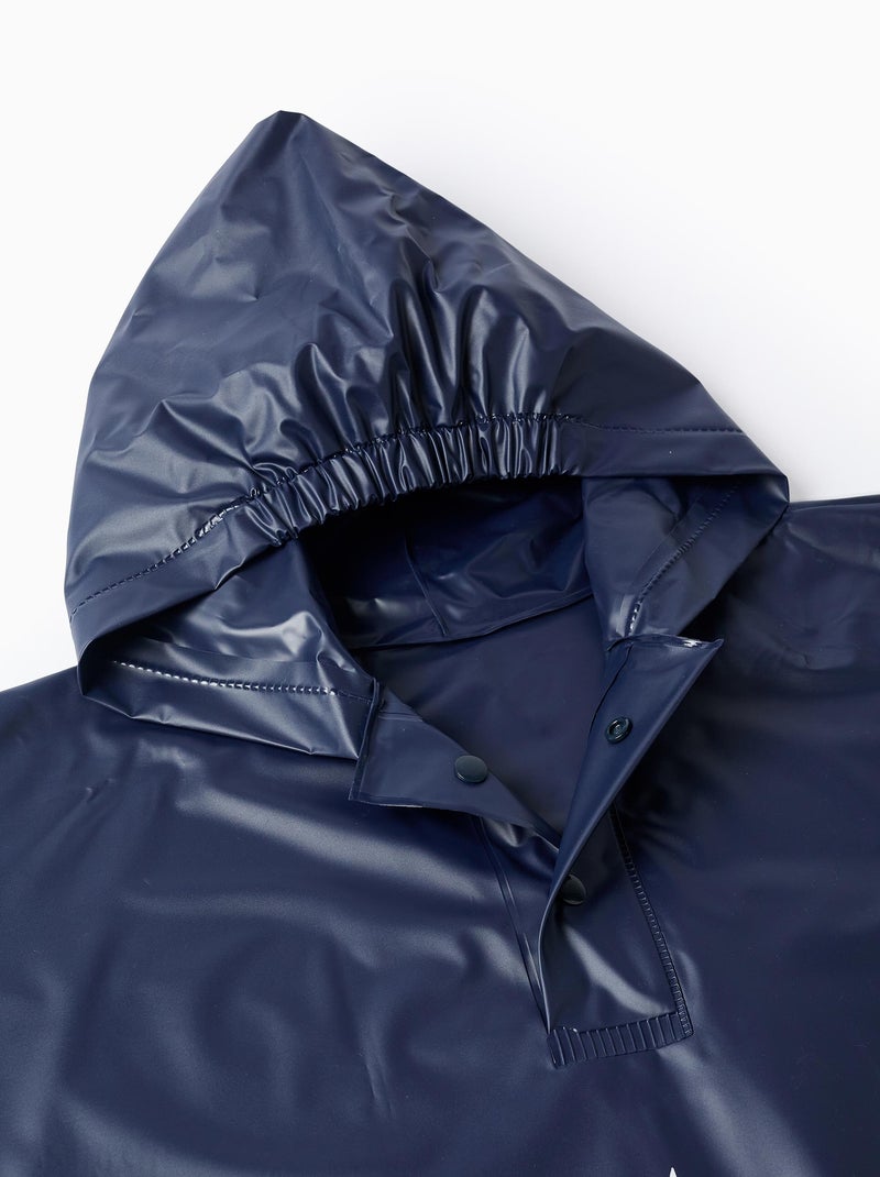 Poncho Imperméable avec Capuche Spiderman Bleu foncé - Kiabi