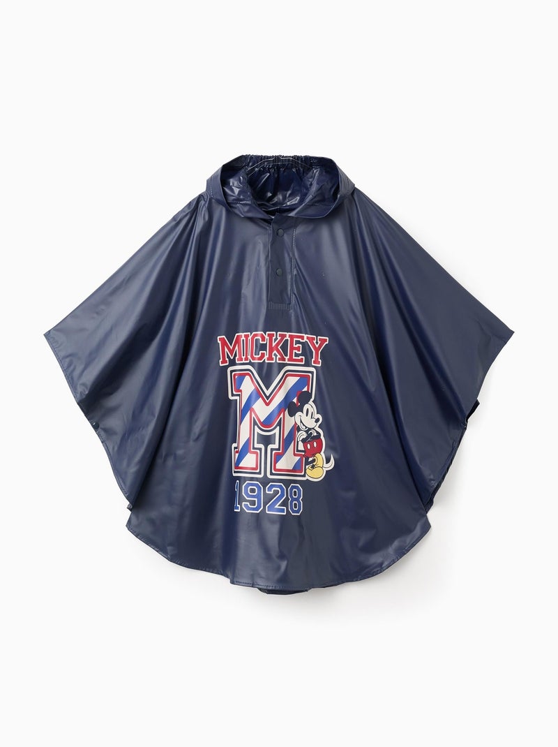 Poncho imperméable Mickey à capuche Bleu foncé - Kiabi