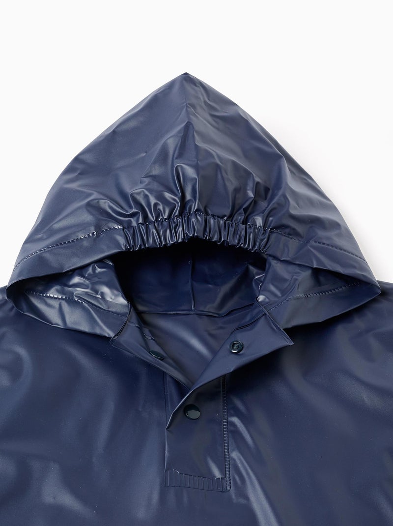 Poncho imperméable Mickey à capuche Bleu foncé - Kiabi