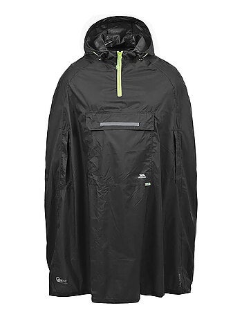 Poncho imperméable pliable à capuche qikpac - trespass