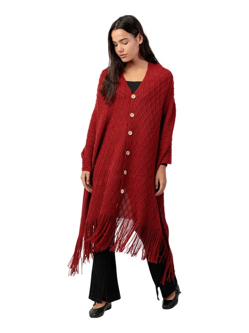 Poncho long Punto - Kiabi