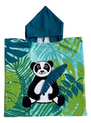 Poncho microfibre Panda 60x120 250 g/m²