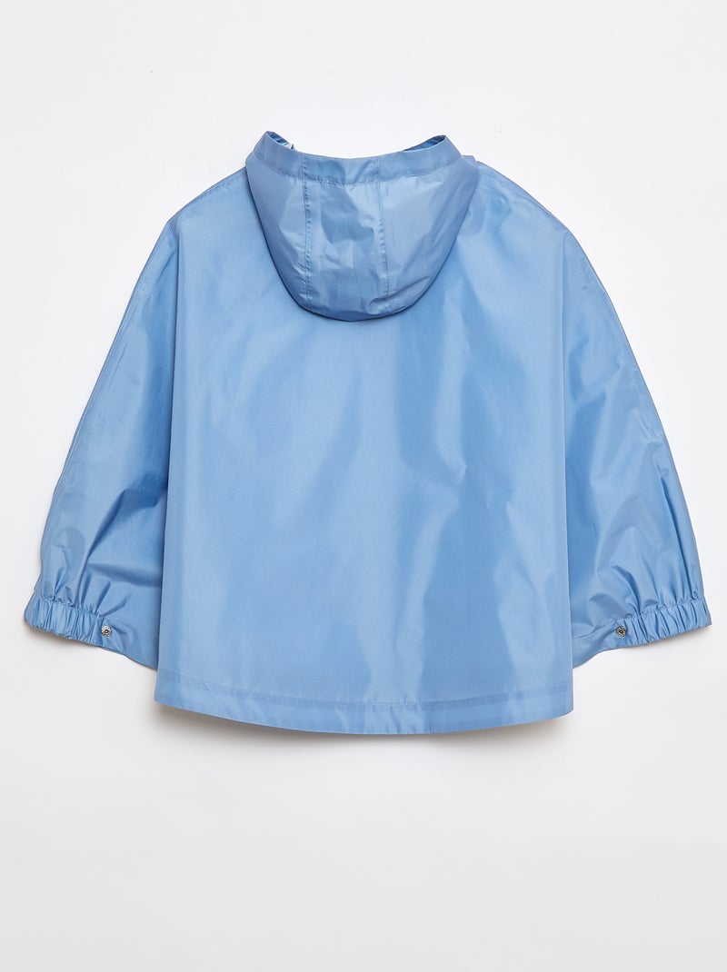 Poncho mixte à capuche - collection facile à enfiler Bleu - Kiabi