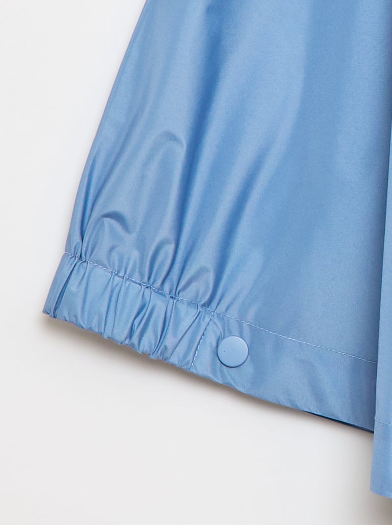 Poncho mixte à capuche - collection facile à enfiler Bleu - Kiabi