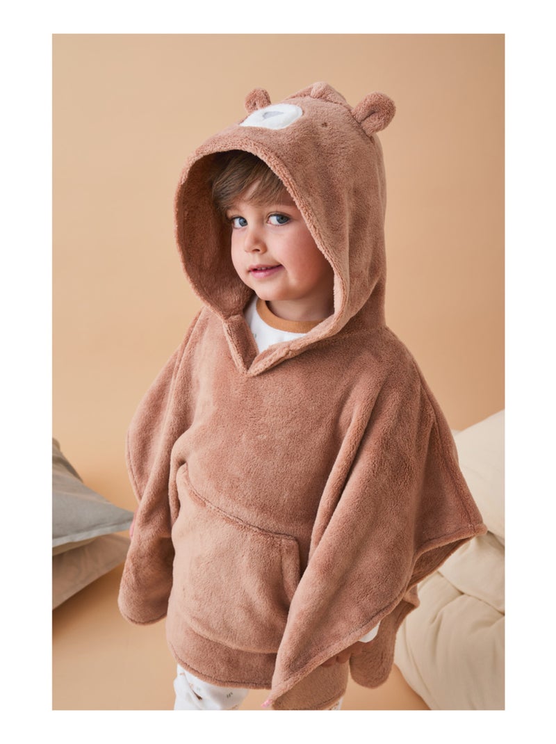 Poncho Ours, Groloudoux® Noukie's Marron - Kiabi