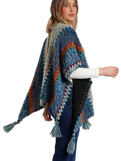 Poncho ouvert Azteca - Kiabi