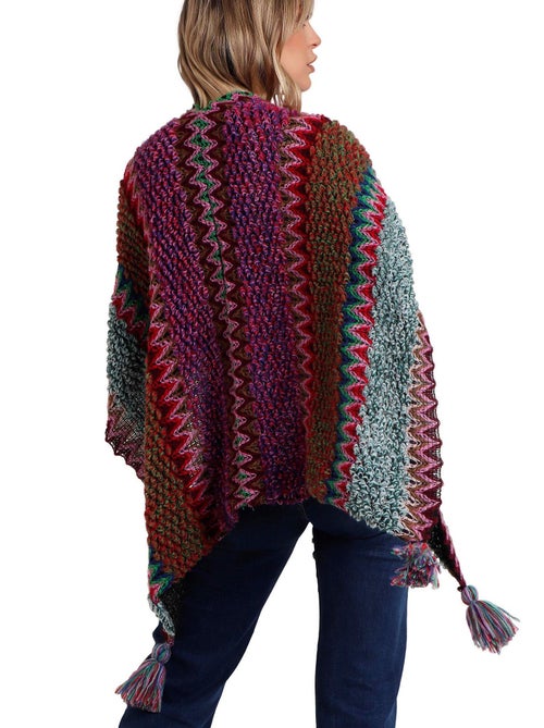 Poncho ouvert Azteca - Kiabi