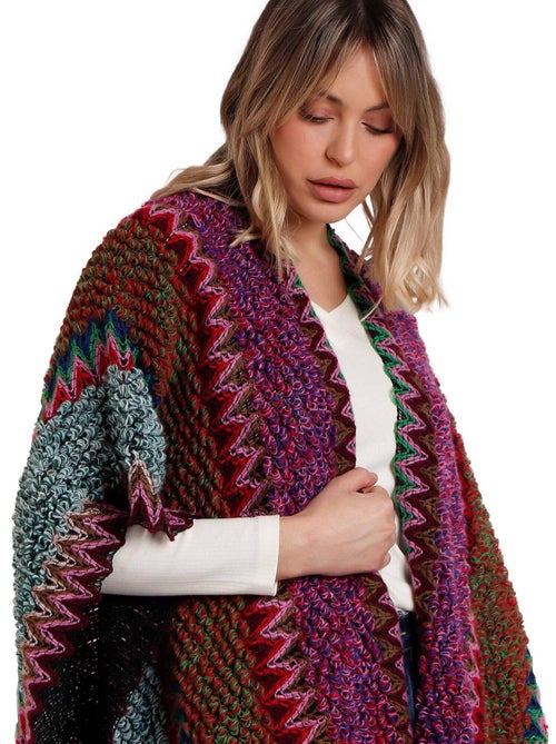 Poncho ouvert Azteca - Kiabi