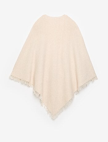 Poncho ouvert uni
