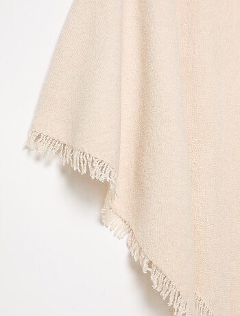 Poncho ouvert uni