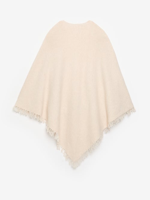 Poncho ouvert uni - Kiabi