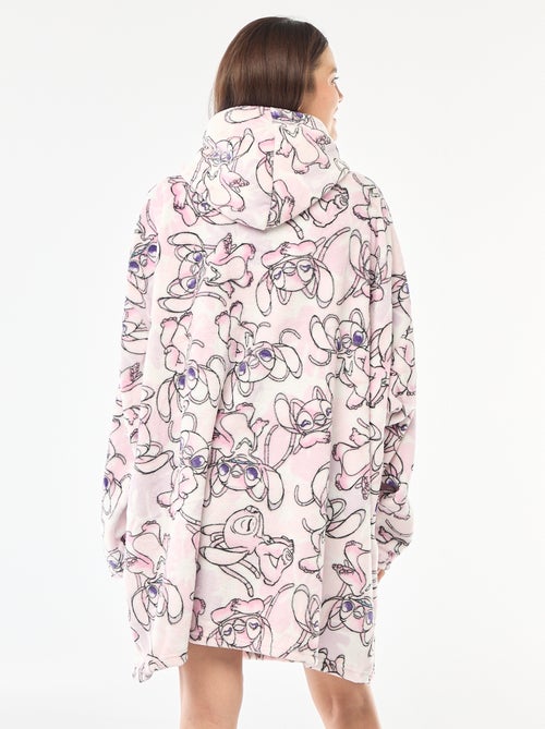 Poncho plaid adulte 'Stitch' - Kiabi