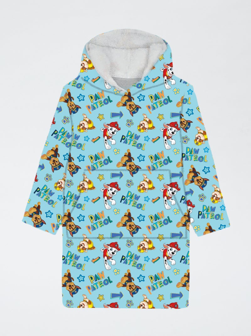 Poncho plaid 'Pat'patrouille' Bleu - Kiabi