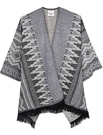 Poncho Poches Aztèque - Fabriqué en France