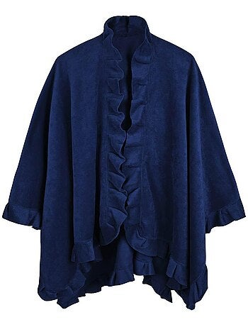 Poncho Polaire Frou-Frou