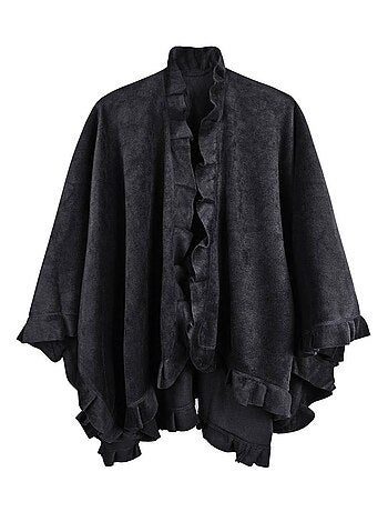 Poncho Polaire Frou-Frou