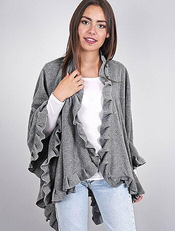 Poncho Polaire Frou-Frou