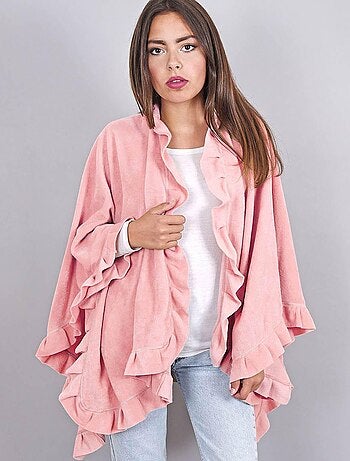 Poncho Polaire Frou-Frou