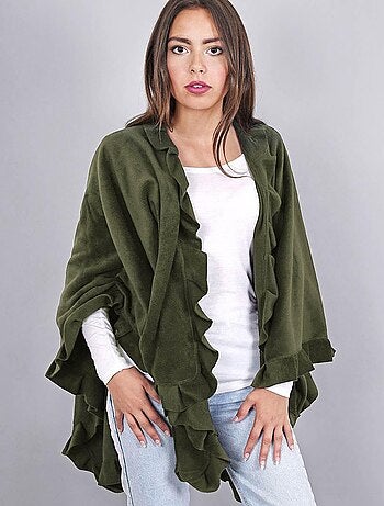 Poncho Polaire Frou-Frou