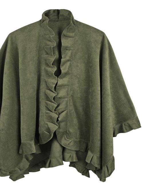 Poncho Polaire Frou-Frou - Kiabi