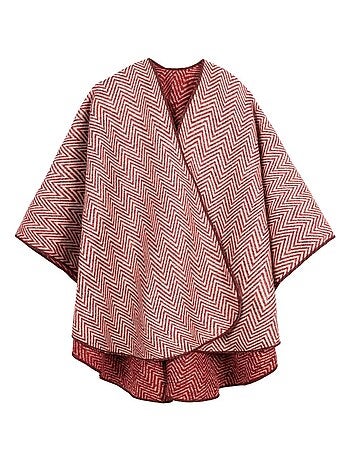 Poncho Réversible Karya - Fabriqué en France