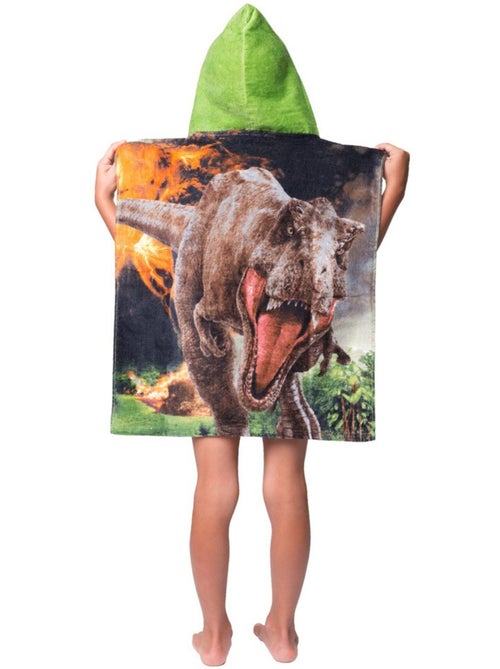 Poncho serviette éponge à capuche coton Jurassic World dinosaures 50 x 115 - Kiabi Poncho serviette éponge à capuche coton Jurassic World dinosaures 50 x 115 - Kiabi