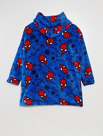 Pyjama Combinaison Polaire Spider-Man Avec Capuche – Grenouillère Officielle Enfant Ultra-Douce Et Confortable