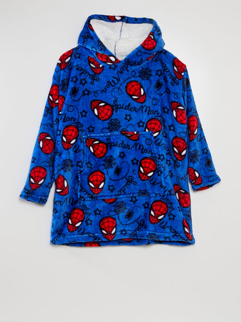 Poncho 'Spider-Man' en polaire Bleu - Kiabi