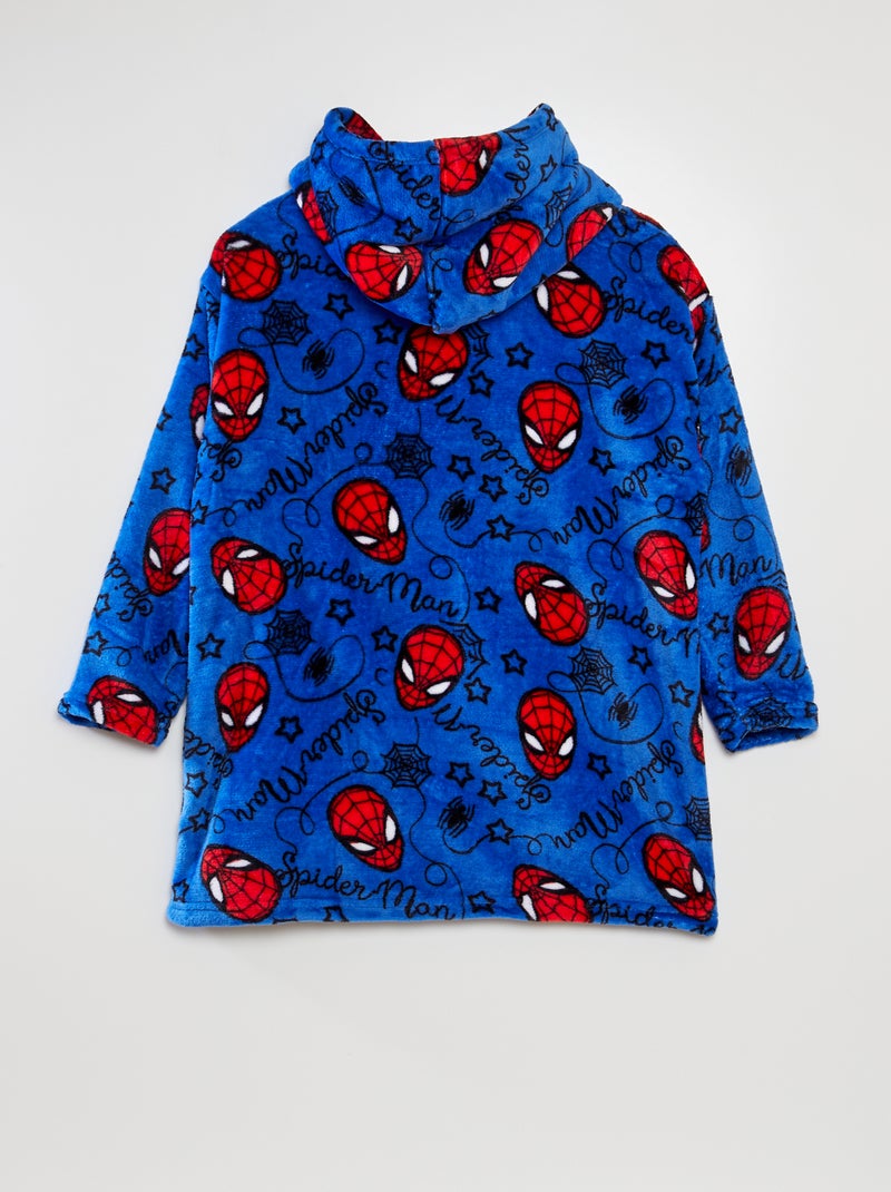 Poncho 'Spider-Man' en polaire Bleu - Kiabi